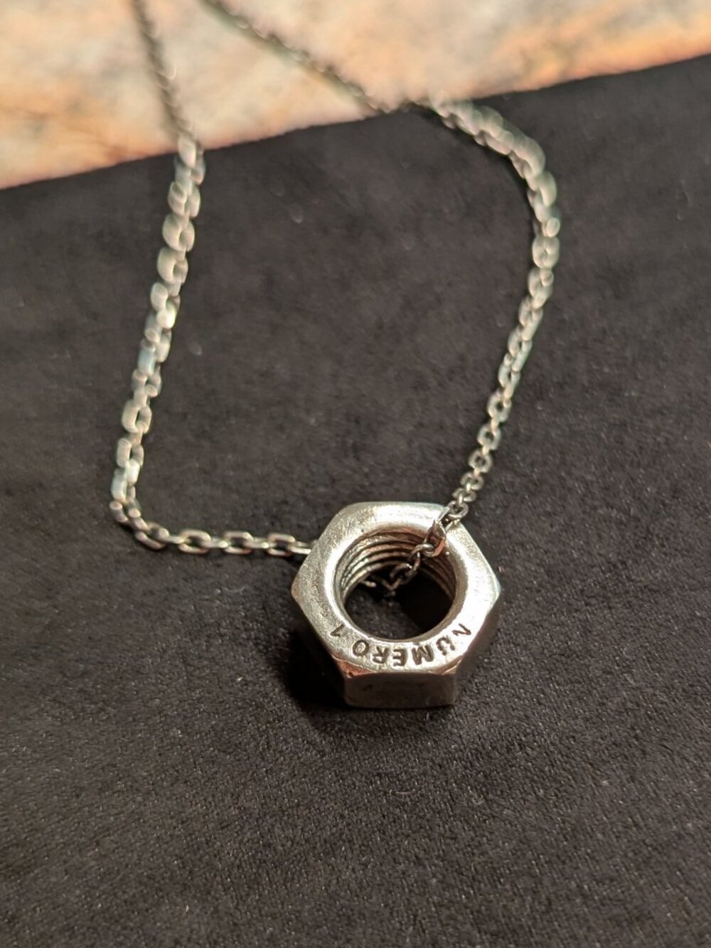 KrisVanAssche Bolt Sterling Silver Pendant and Necklace - Picture 2 of 5